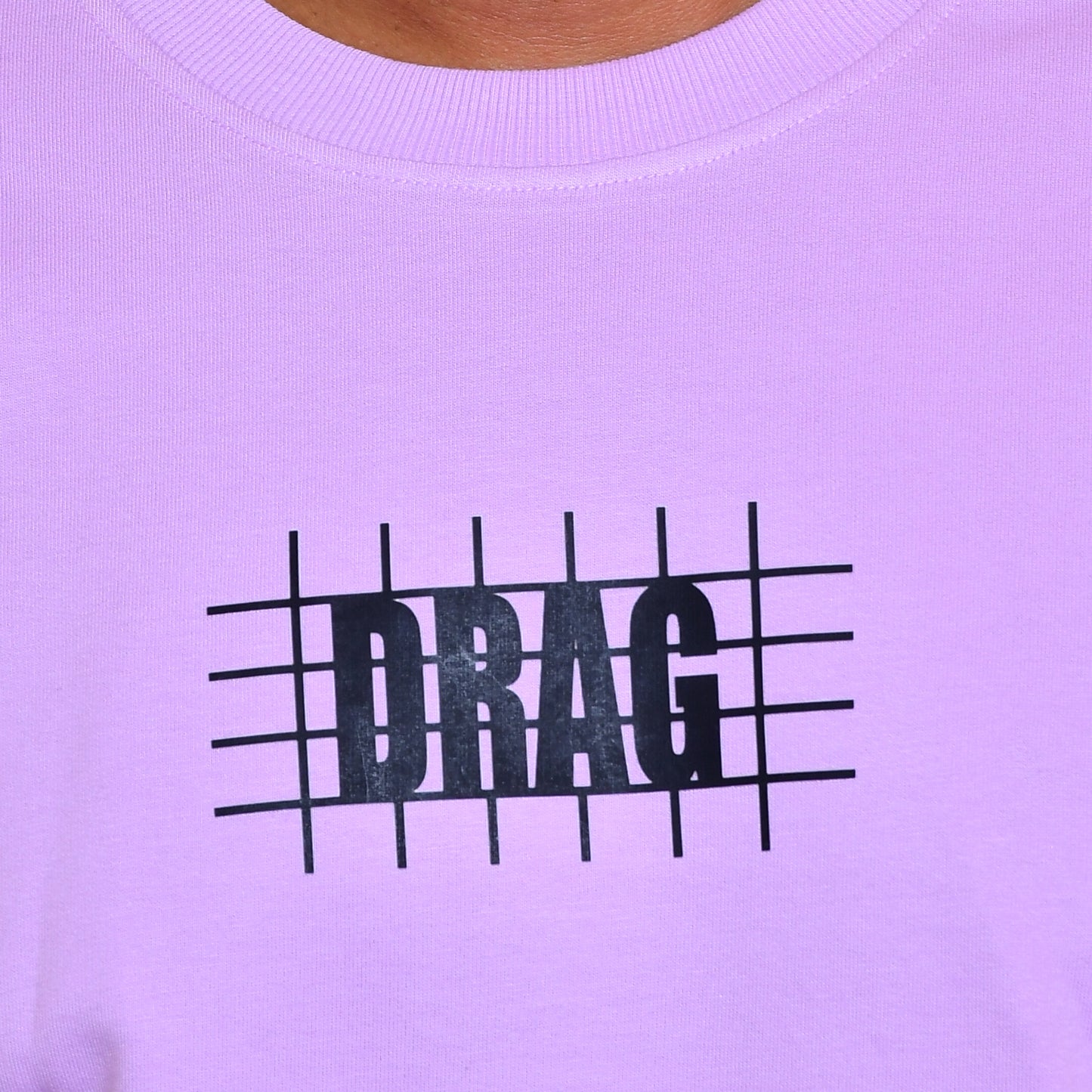 Drag Oversized T-shirt | Both Side Printing | Lavender